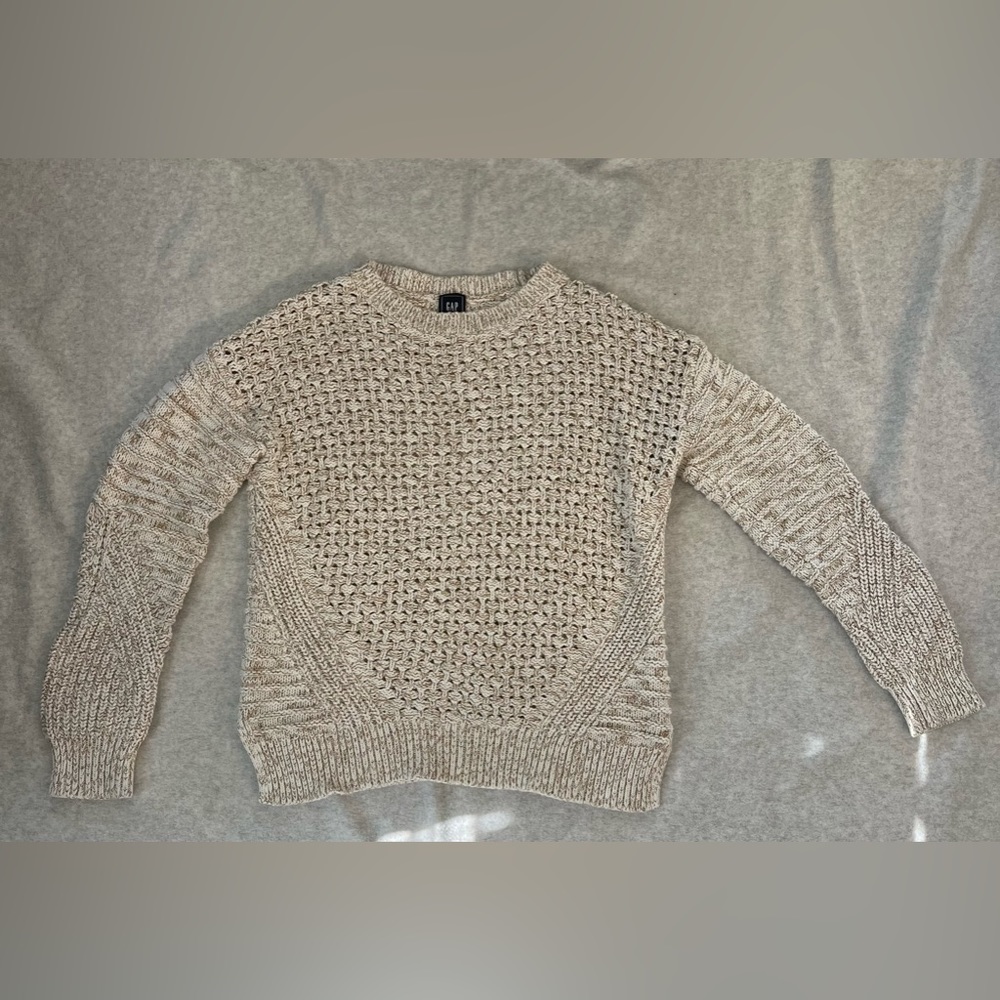 Gap Crochet Crewneck Sweater